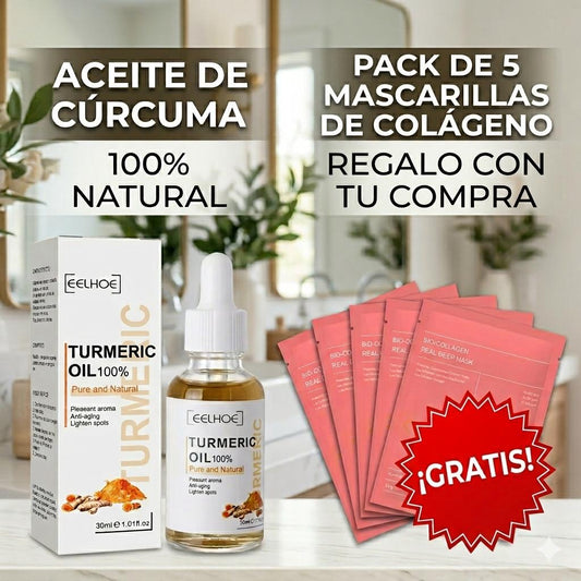 Aceite Esencial de Cúrcuma - Ilumina tu piel de forma natural